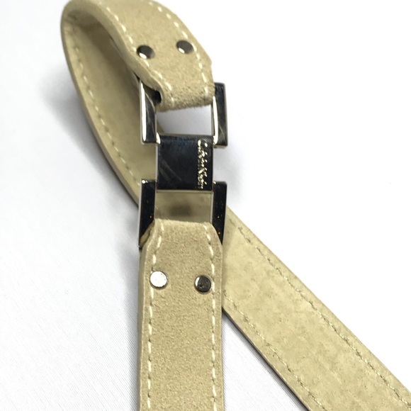 CALVIN KLEIN GENUINE LEATHER BELT - Picture 3 of 3